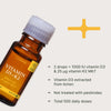 Vitamina D3 + K2, 1000 UI di D3 / 25 μg di K2-MK7