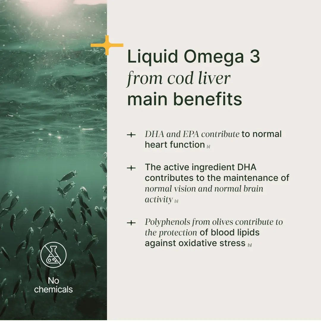 Olio di fegato di merluzzo Omega-3